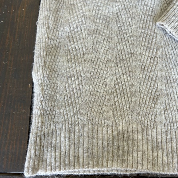 Cupcake beige open front cardigan sweater - Picture 6 of 13